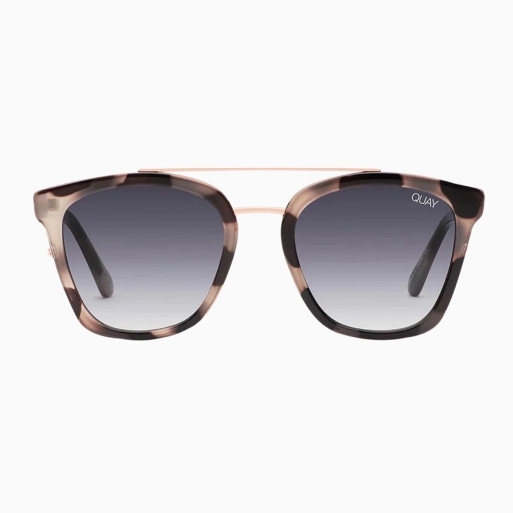 QUAY Australia Sweet Dreams Sunglasses - Black and Brown, Tortoise, Aviator